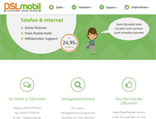Tablet Screenshot of dslmobil.de